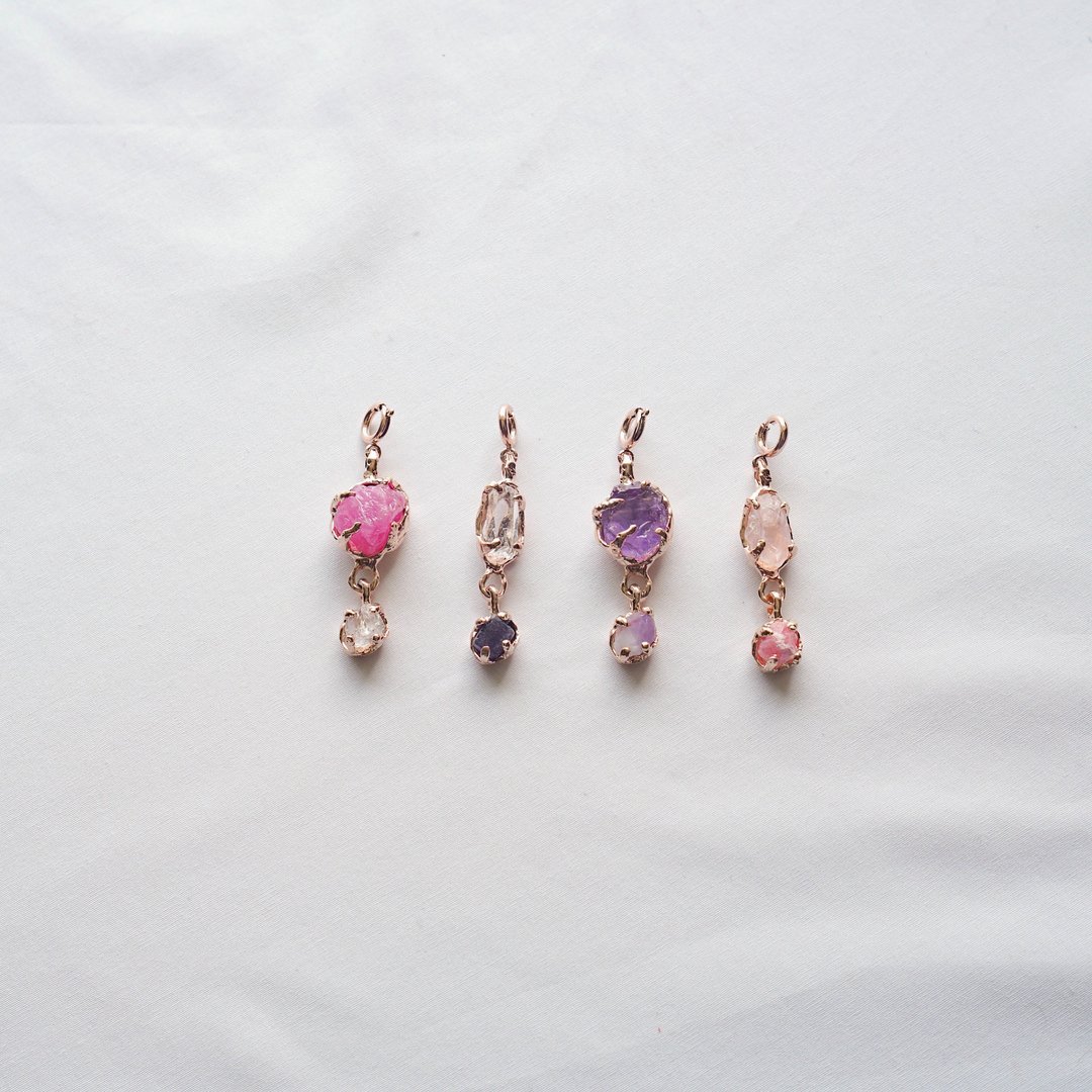 Hues Day Charm (仅贩售 Charm 坠饰) - 项链 - 半宝石 