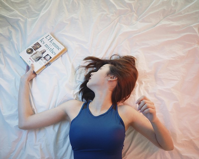 Nighty Night Sleep Tight Sports Bra - 女装运动内衣 - 其他材质 蓝色