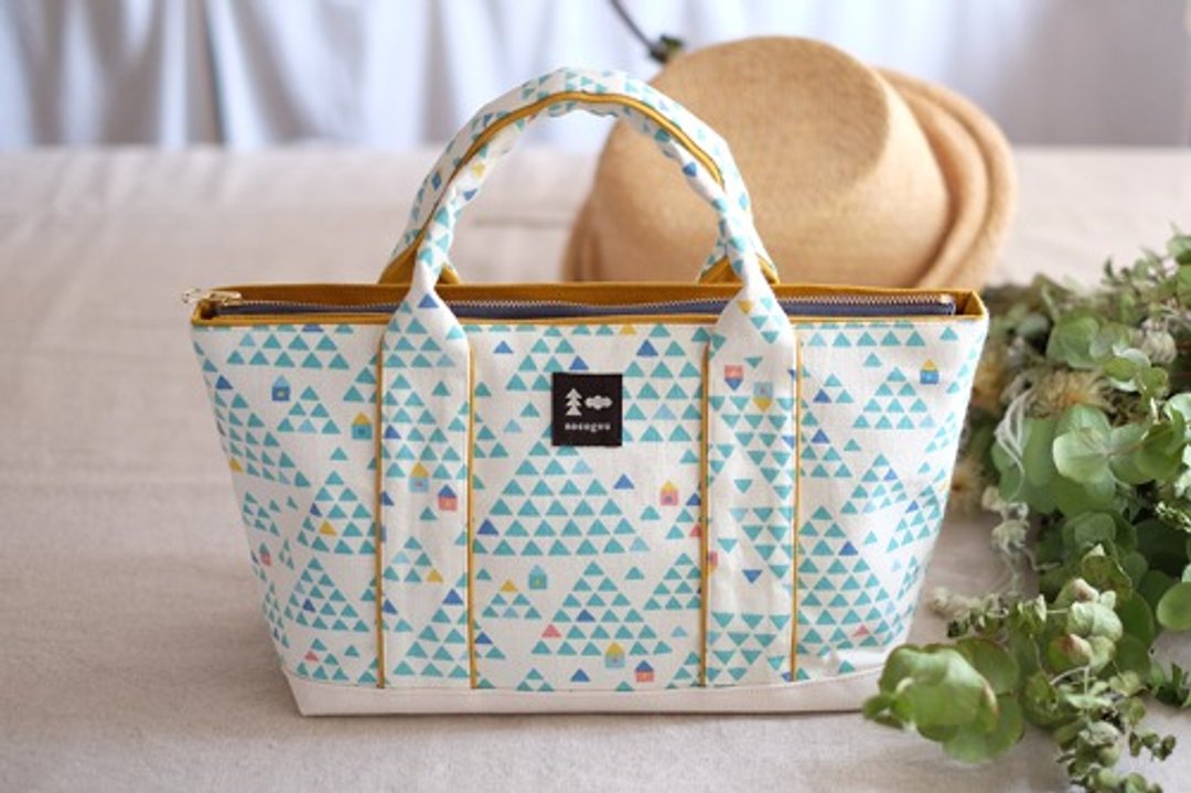 Handbag mini bag cottage - 手提包/手提袋 - 棉 