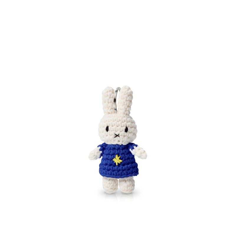 Just Dutch | Miffy 手工编织 梵谷 星空 钥匙圈 吊饰 - 钥匙链/钥匙包 - 棉．麻 蓝色