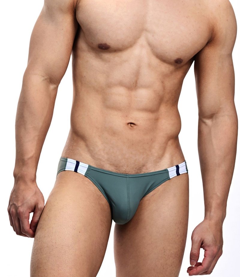 DYNA Smooth Vibrant 跃动 比基尼三角内裤 - 军绿 - 男士内衣裤 - 尼龙 绿色