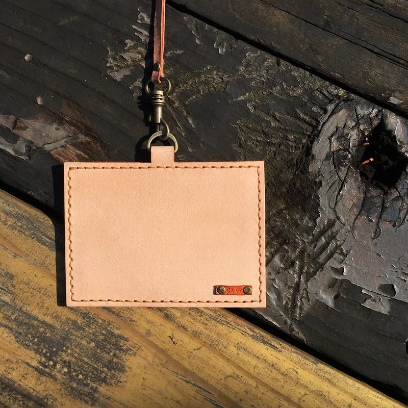 Simple │横式证件套_植鞣革本色 - 证件套/卡套 - 真皮 