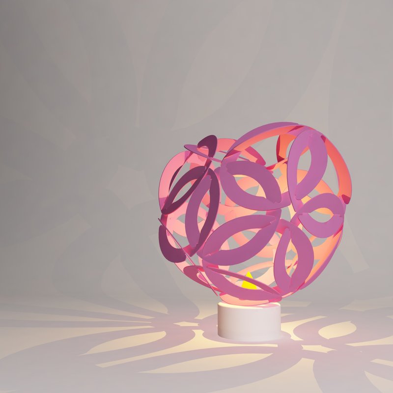Heart Light 心型小夜灯-益智玩具/情人礼物/家饰品/儿童节礼物 - 灯具/灯饰 - 塑料 粉红色