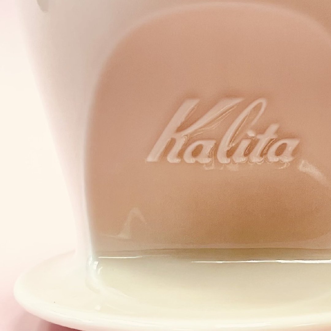 【日本】Kalita x Hasami 102系列 波佐见烧陶瓷滤杯 (珊瑚粉) - 咖啡壶/周边 - 陶 粉红色