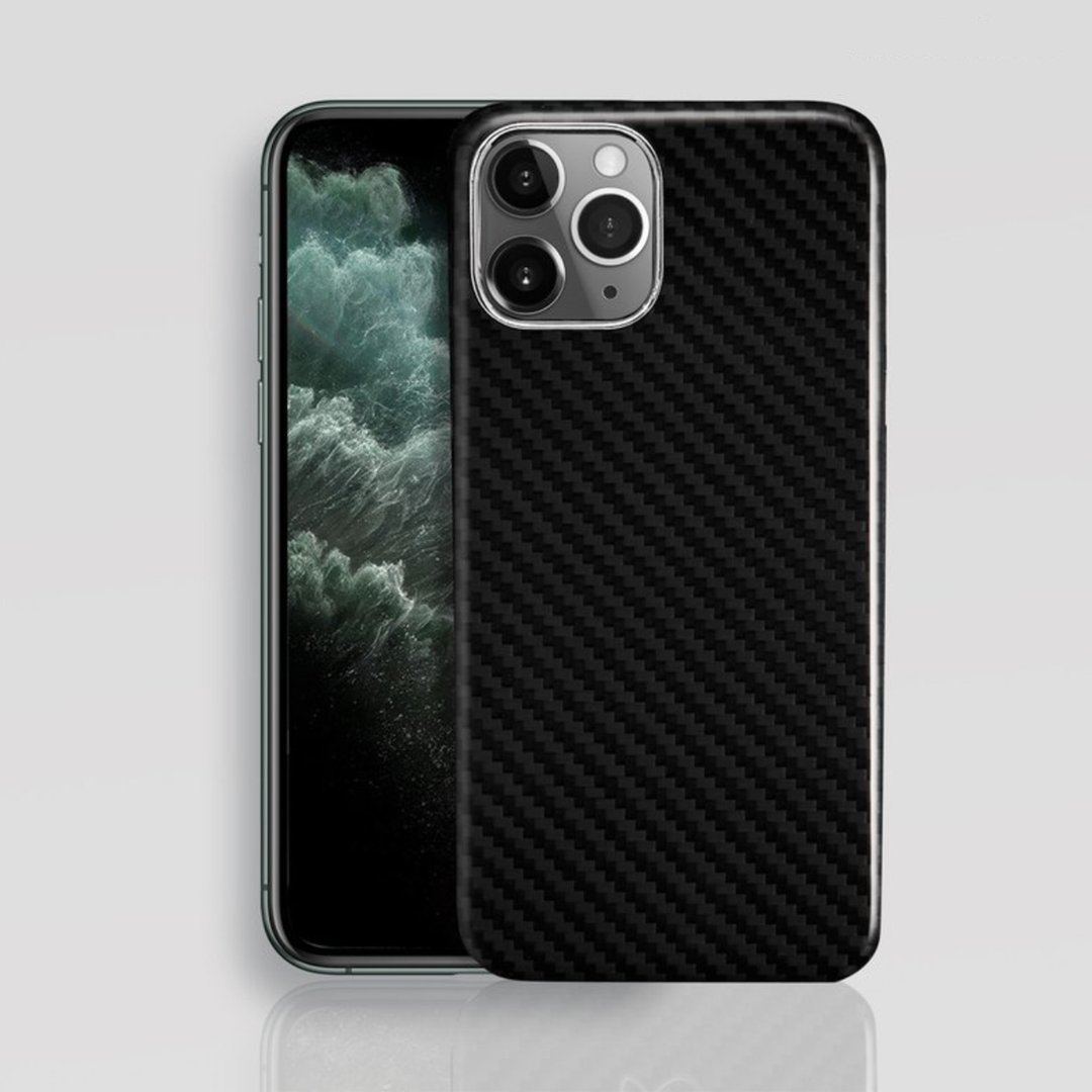 【iPhone 11】经典防弹纤维保护壳-午夜黑 - 手机壳/手机套 - 碳纤维 黑色