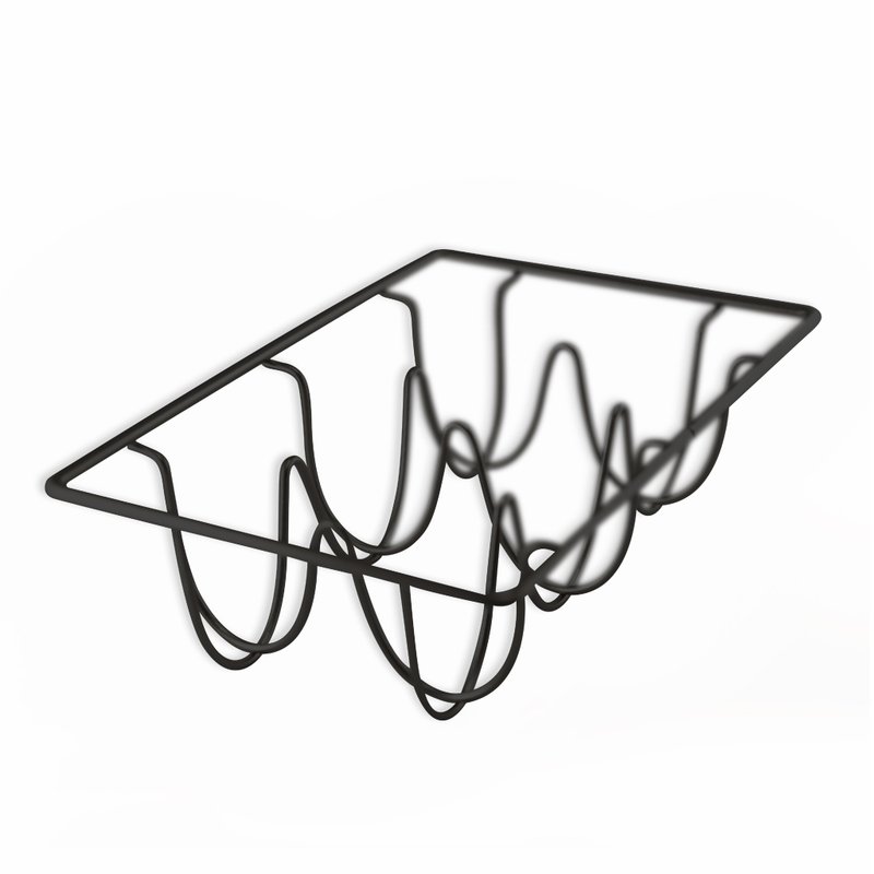 亮面黑色美妆海绵晾干收纳架 | 美妆蛋架 防发霉晾干架 晾蛋架 - 彩妆刷具/镜子/梳子 - 其他金属 黑色