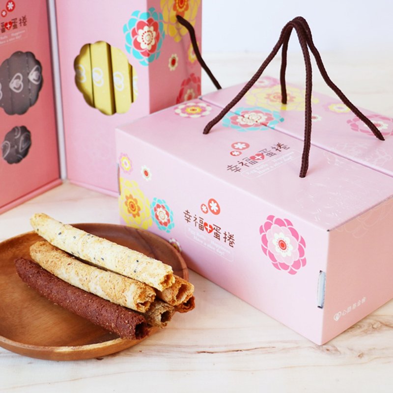 幸福+蛋卷 家庭分享包(综合双口味) - 零食/点心 - 新鲜食材 粉红色