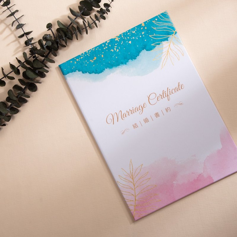 WEA4020020结婚书约套组【含书约夹+内页】公版现货 - 婚礼誓言书 - 纸 