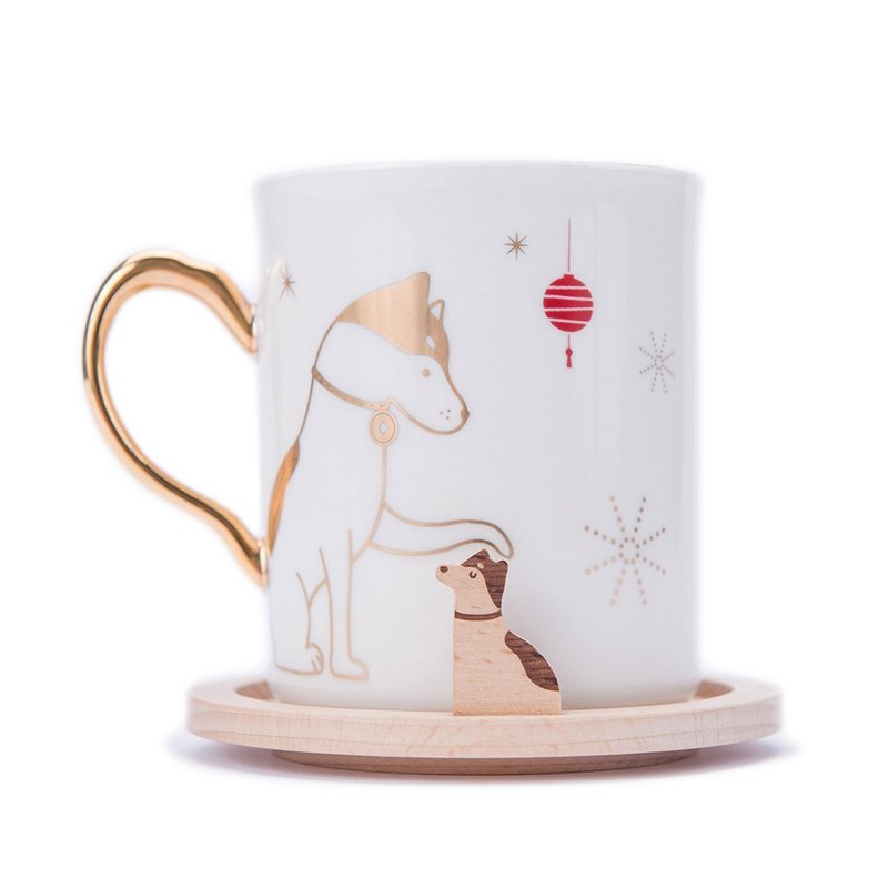 不二堂│别出新柴礼盒 - 咖啡杯/马克杯 - 瓷 白色