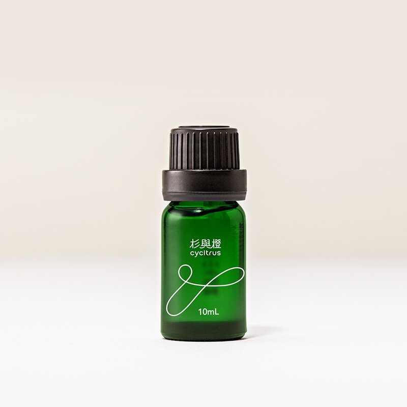 【100%天然植物萃取】云山水悠舞精油 10mL | Cycitrus 杉与橙 - 香薰/精油/线香 - 玻璃 绿色