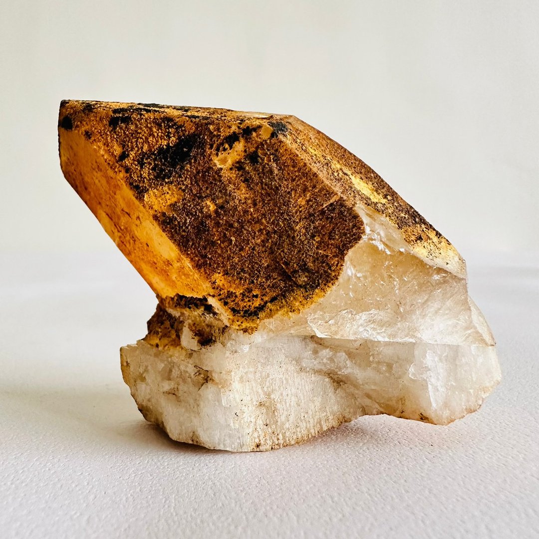 黄金喜马拉雅山水晶 4 原矿矿标 磁场净化 高能量水晶柱 黄皮水晶 - 摆饰 - 其他材质 黄色