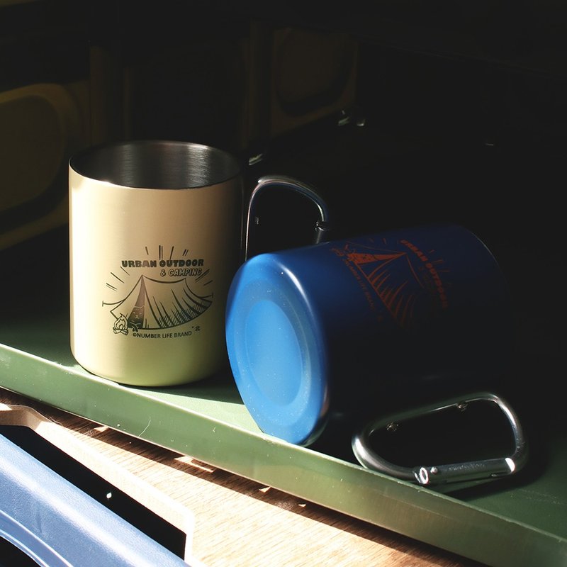 香港品牌 Urban Outdoor & Camping系列 户外便携 登山扣露营杯 - 保温瓶/保温杯 - 不锈钢 多色