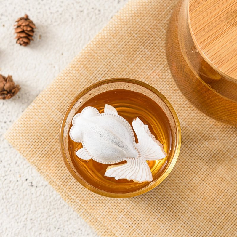 【冻顶乌龙】蝶尾金鱼茶包 经典款(5包/盒) 圣诞礼盒 伴手礼 茶叶 - 茶 - 植物．花 