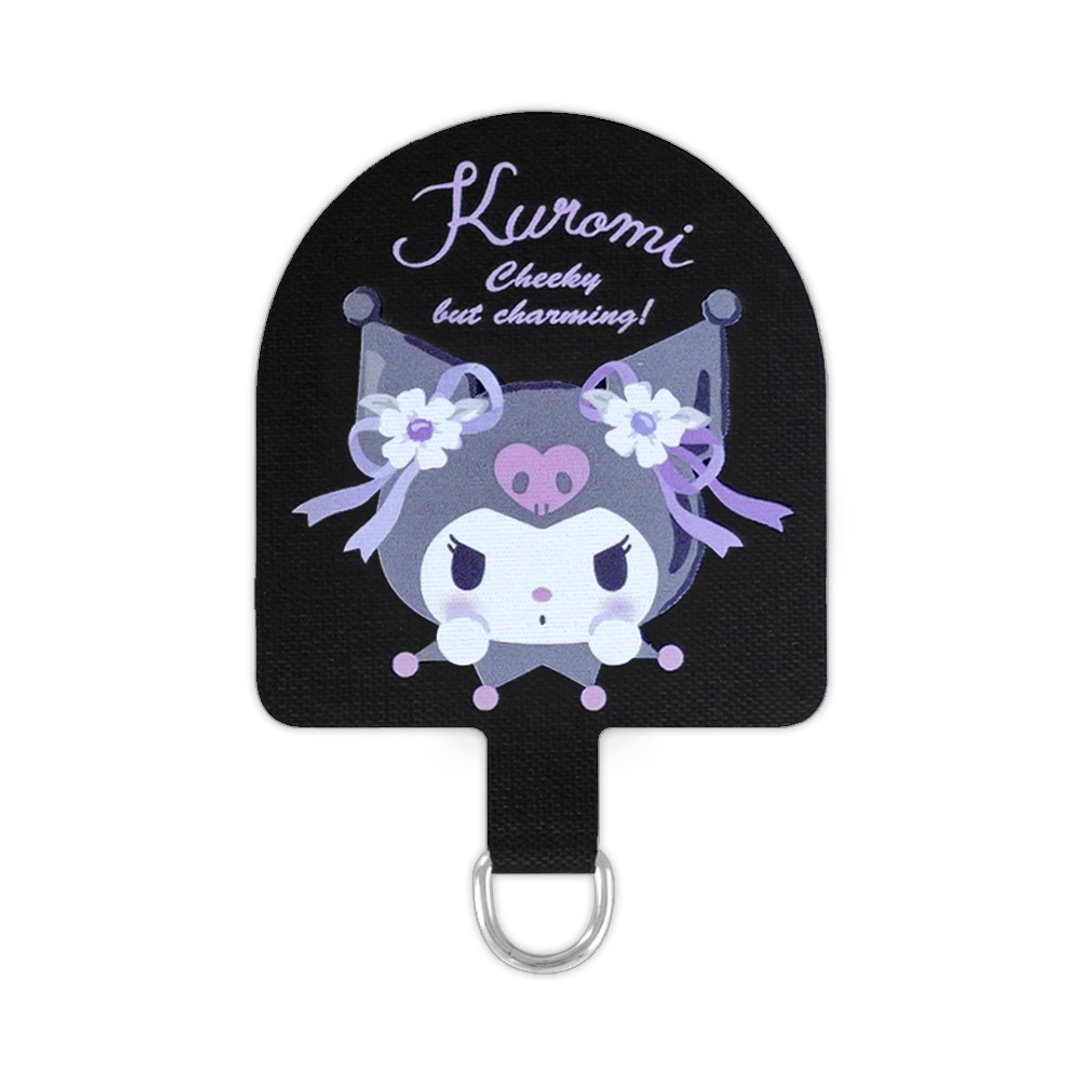 酷洛米Kuromi 紫色挂绳片 手机挂绳片 - 手机配件 - 其他人造纤维 黑色