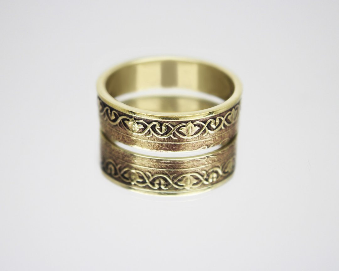 Algeria Coin Ring 50 centimes 1964 coin rings for men coin rings for women - 戒指 - 其他金属 