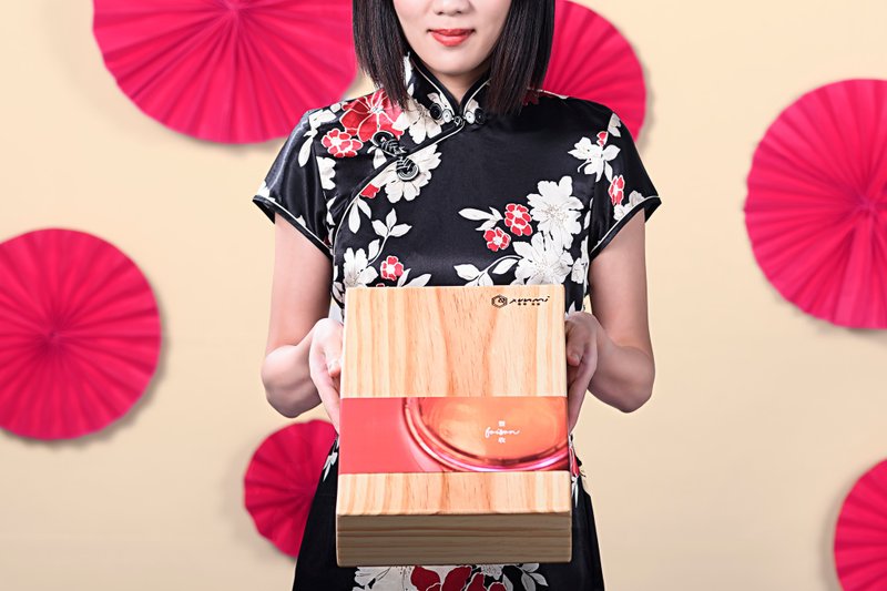 foison 蜂蜜实木礼盒 - 春日款 - 蜂蜜/黑糖 - 木头 红色
