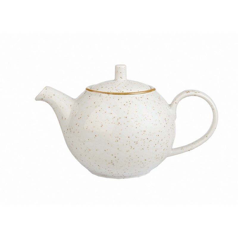 Churchill STONECAST点藏系列-米白色450ml茶壶(15盎司) - 咖啡壶/周边 - 瓷 白色