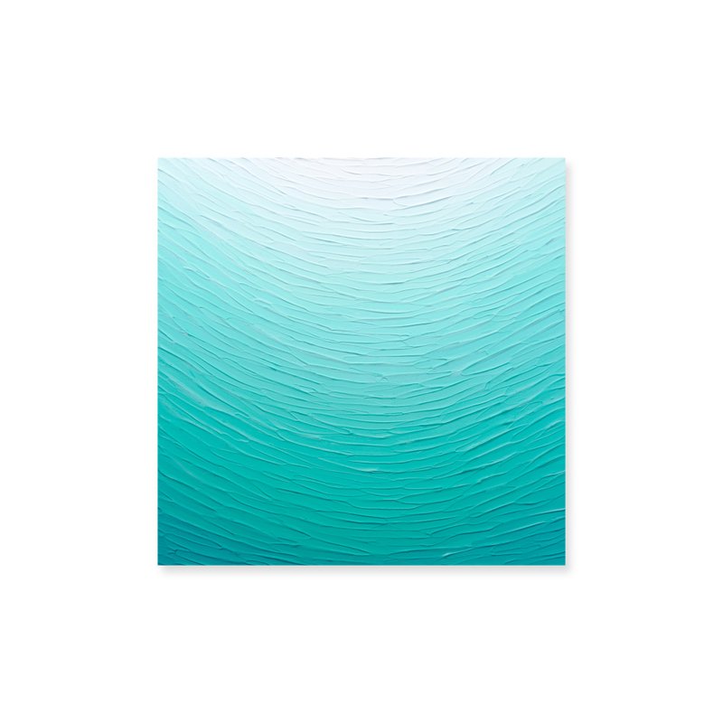 【定制化】装饰画 / 装饰画 / 海 / 翡翠绿 - 放松 餐厅挂画 - 海报/装饰画/版画 - 压克力 绿色