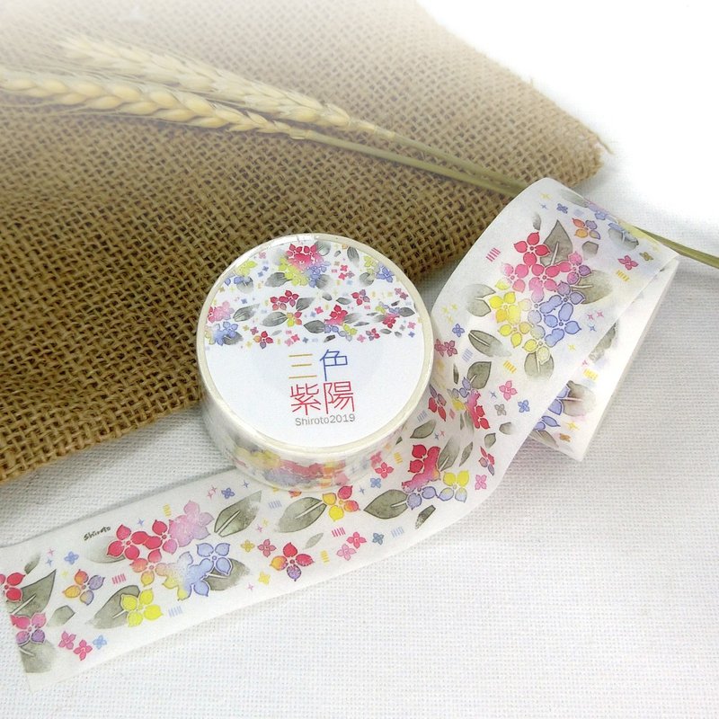 三色紫阳-纸胶带 - 纸胶带 - 纸 多色