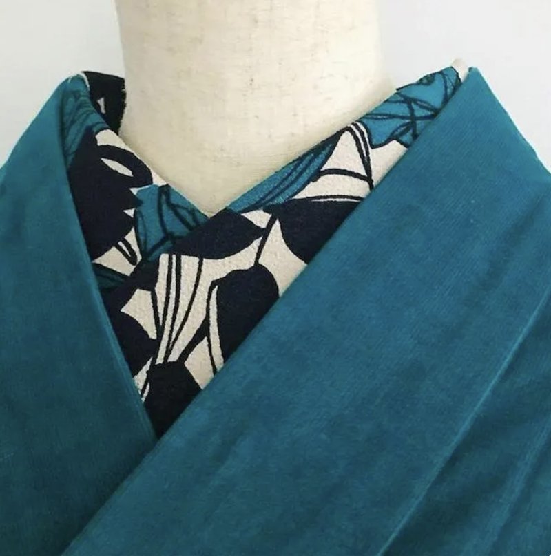 【半襟】日式和服半襟  襦袢装饰领 Han-eri 和服替换领 95×15cm - 女装上衣 - 聚酯纤维 白色