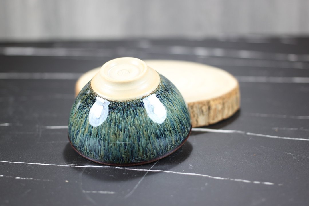 【送礼好物】森林 天目釉茶杯 茶碗 莺歌陶艺名家叶敏祥作品 - 茶具/茶杯 - 瓷 