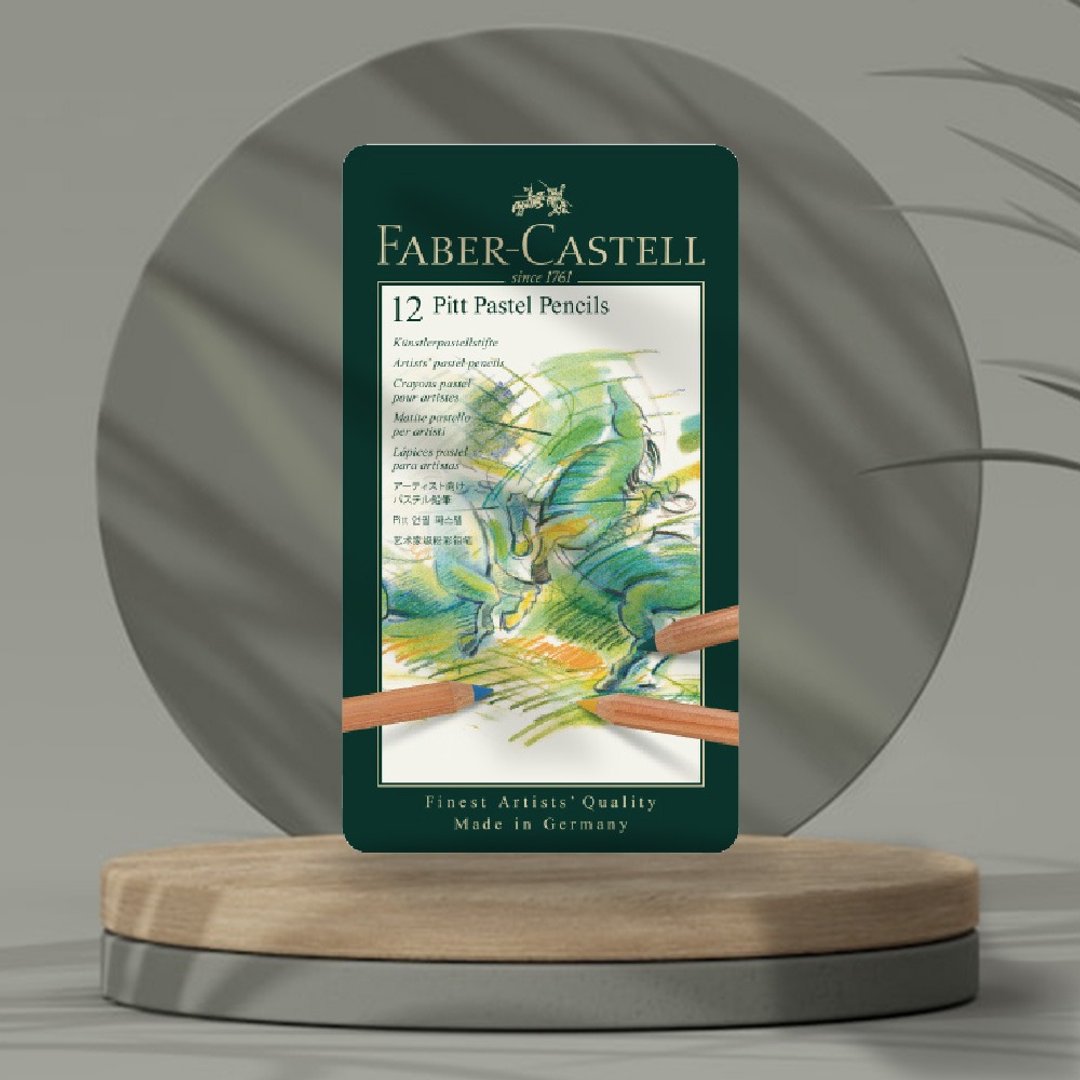 Faber-Castell PITT-艺术家级粉彩色铅笔12色铁盒装(原厂正货) - 其他 - 其他材质 多色