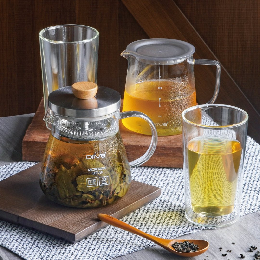 高 CP 值茶壶茶杯、适用各式茶饮丨 Driver 圆满福气两用泡茶壶组 - 茶具/茶杯 - 不锈钢 