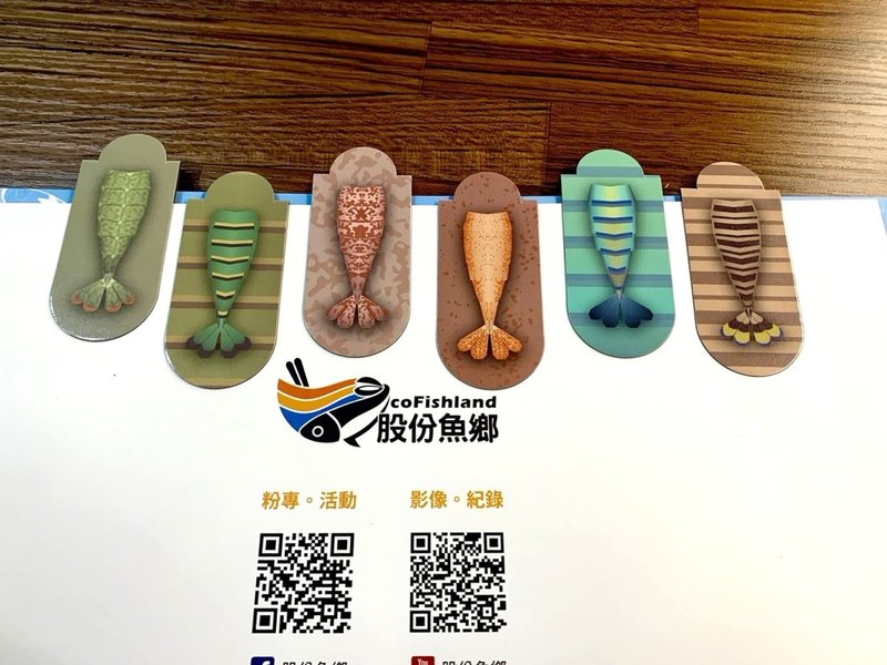 虾虾磁铁书签(共三款) - 书签 - 其他材质 