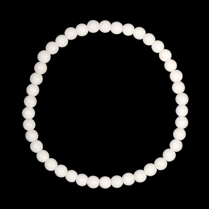 【正佳珠宝】砗磲 高品老砗磲贝 4mm 砗磲手珠 - 手链/手环 - 半宝石 多色