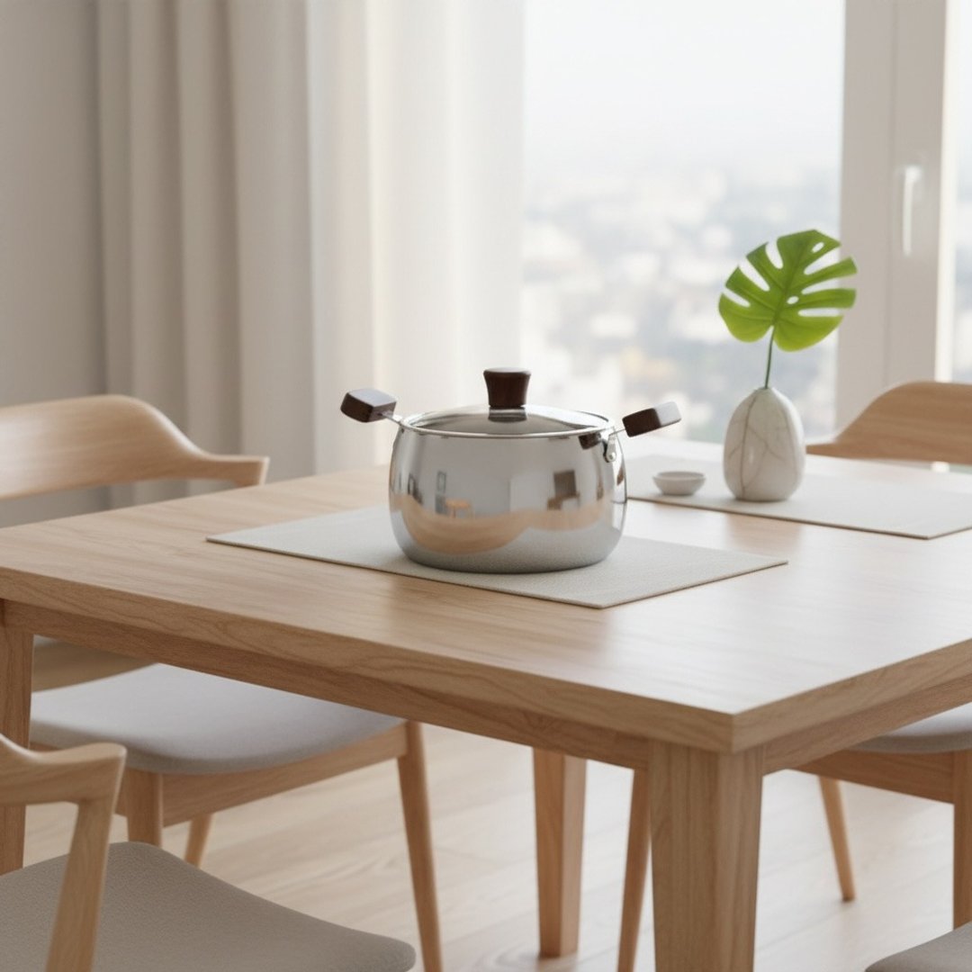 20cmTAEGU 獭古锅系列精铸 316 一体成型节能省力含盖双耳万用锅 - 锅具/烤盘 - 不锈钢 银色