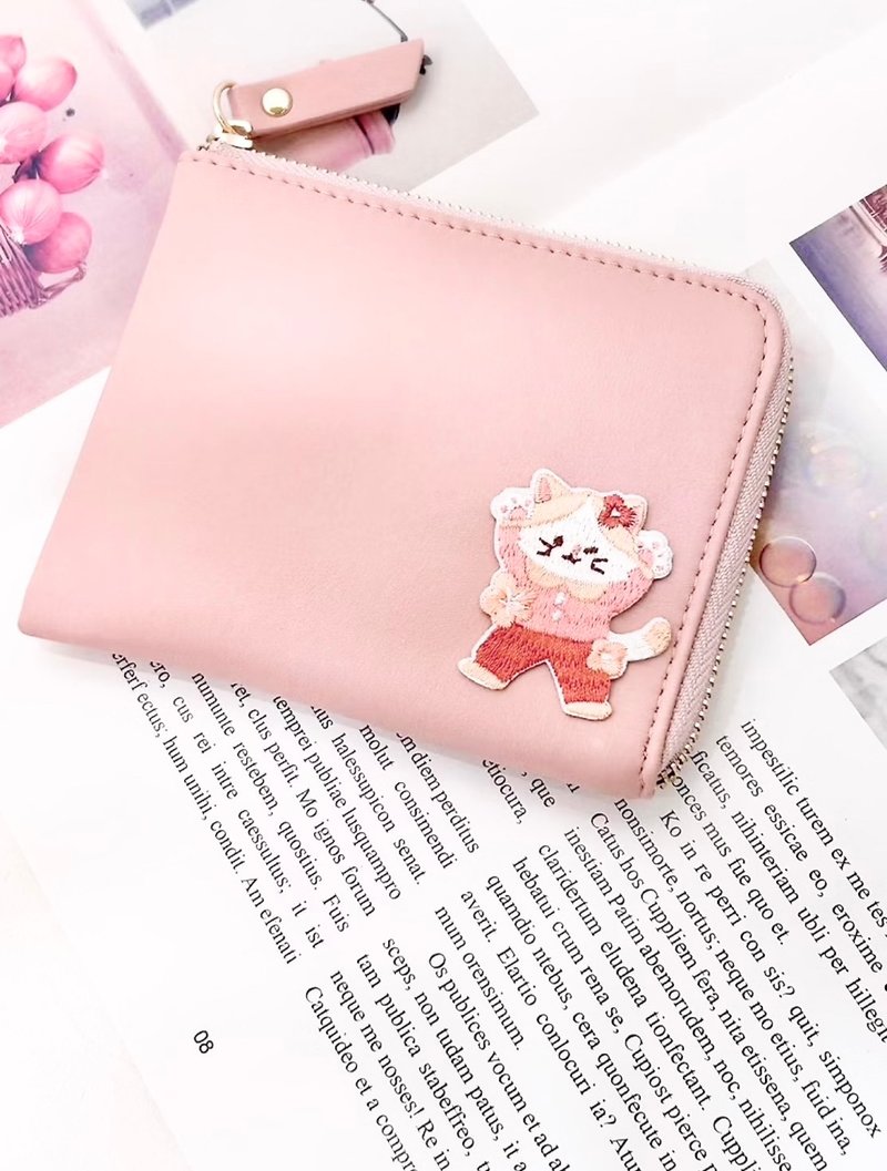 【快速出货】L型短夹 零钱包 皮夹 卡夹 小包 大容量 生日 毕业礼 - 皮夹/钱包 - 防水材质 