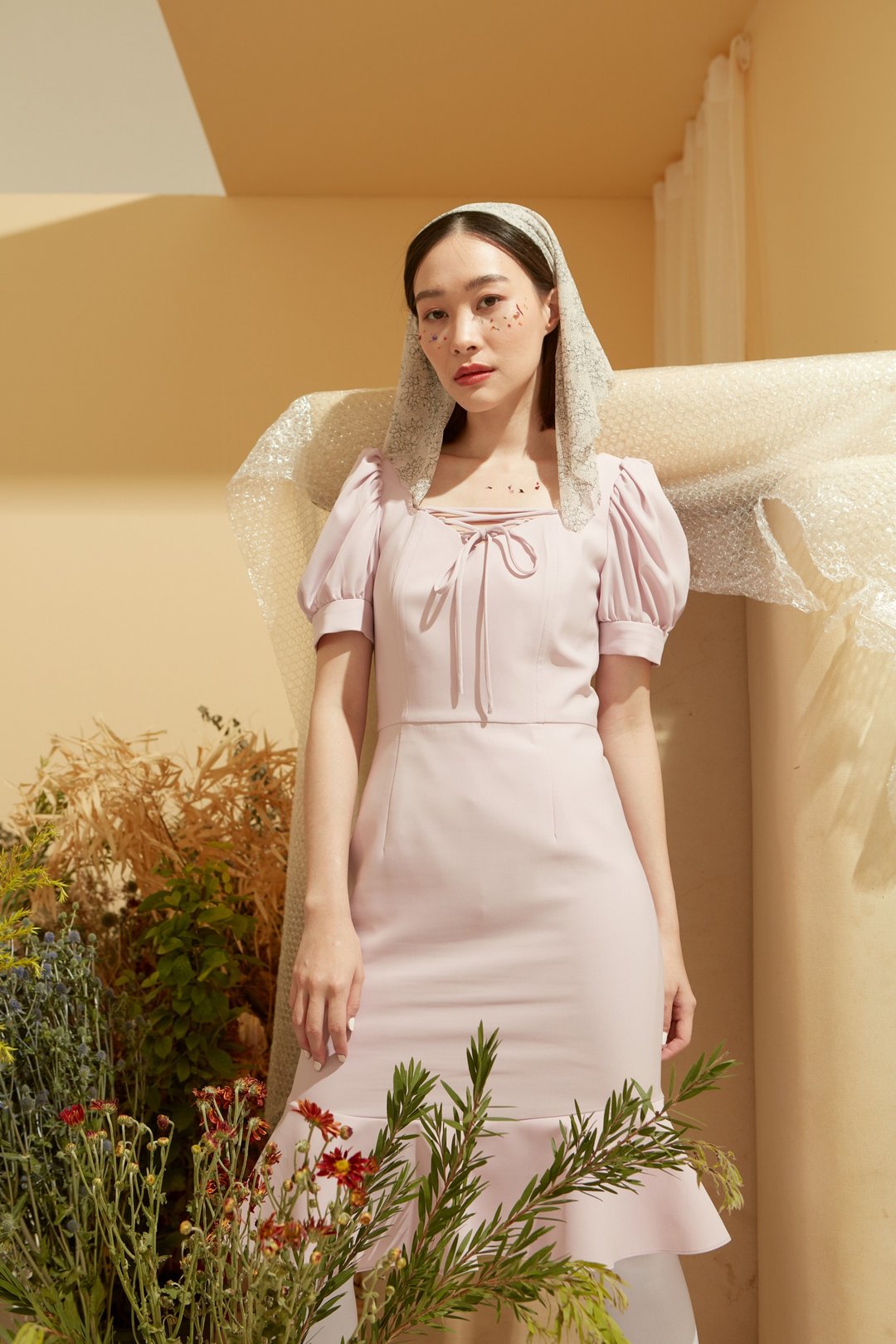 Andrea Dress － Blush Pink - 洋装/连衣裙 - 其他材质 