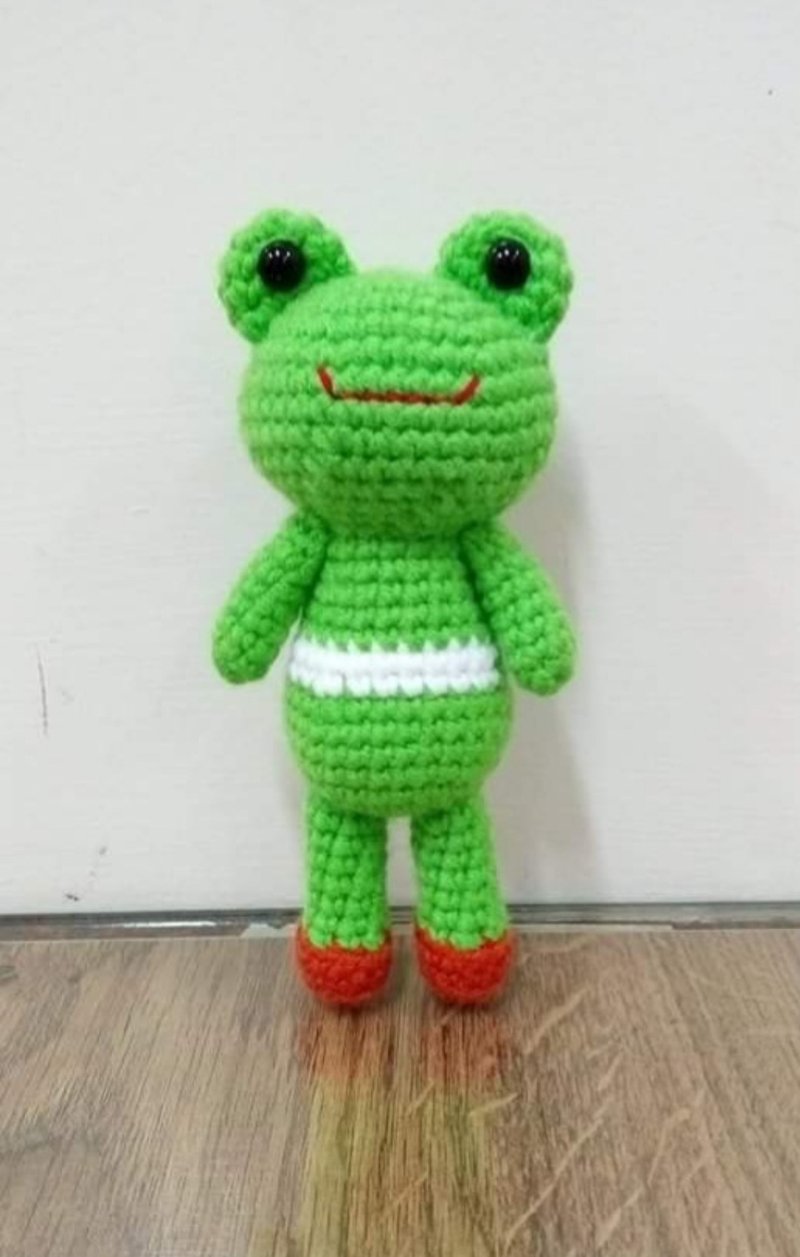 宜兰 钩针编织课程 素体青蛙手作毛线娃娃 初学者可 - 编织/羊毛毡/布艺 - 棉．麻 