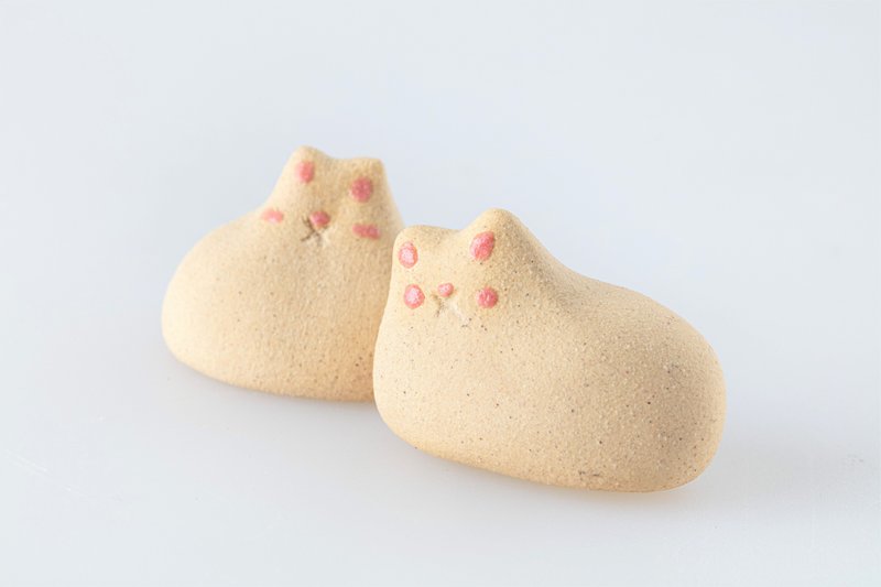 猫是液体系列-白砂糖猫 - 摆饰 - 陶 白色
