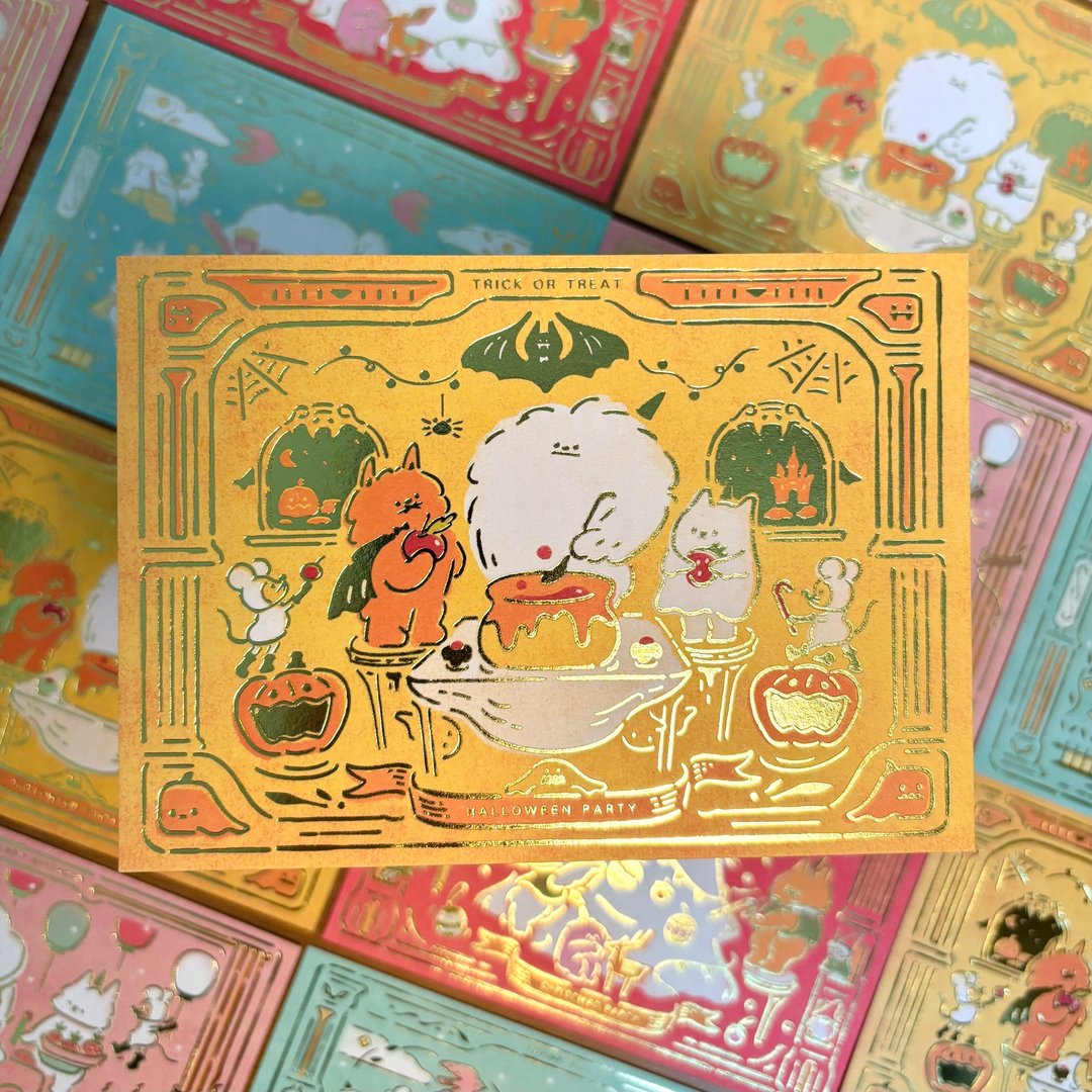 postcard-问候卡 - 万圣节 - 卡片/明信片 - 纸 