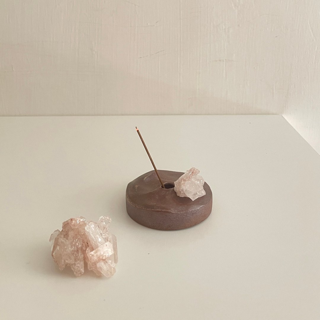 台湾柴烧线香座| 云泥 | 陶瓷 - 香薰/精油/线香 - 陶 咖啡色
