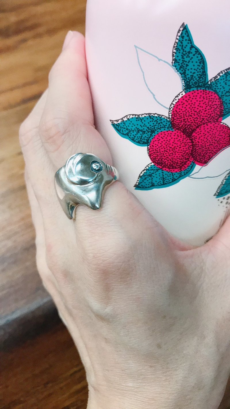 大象 戒指 - 戒指 - 纯银 