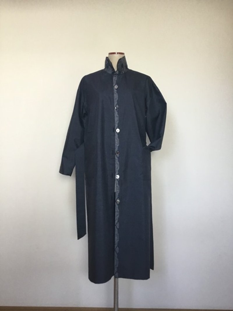 Pinkoi 代购 -  大岛䌷外套洋装和服翻拍 - 女装休闲/机能外套 - 棉．麻 