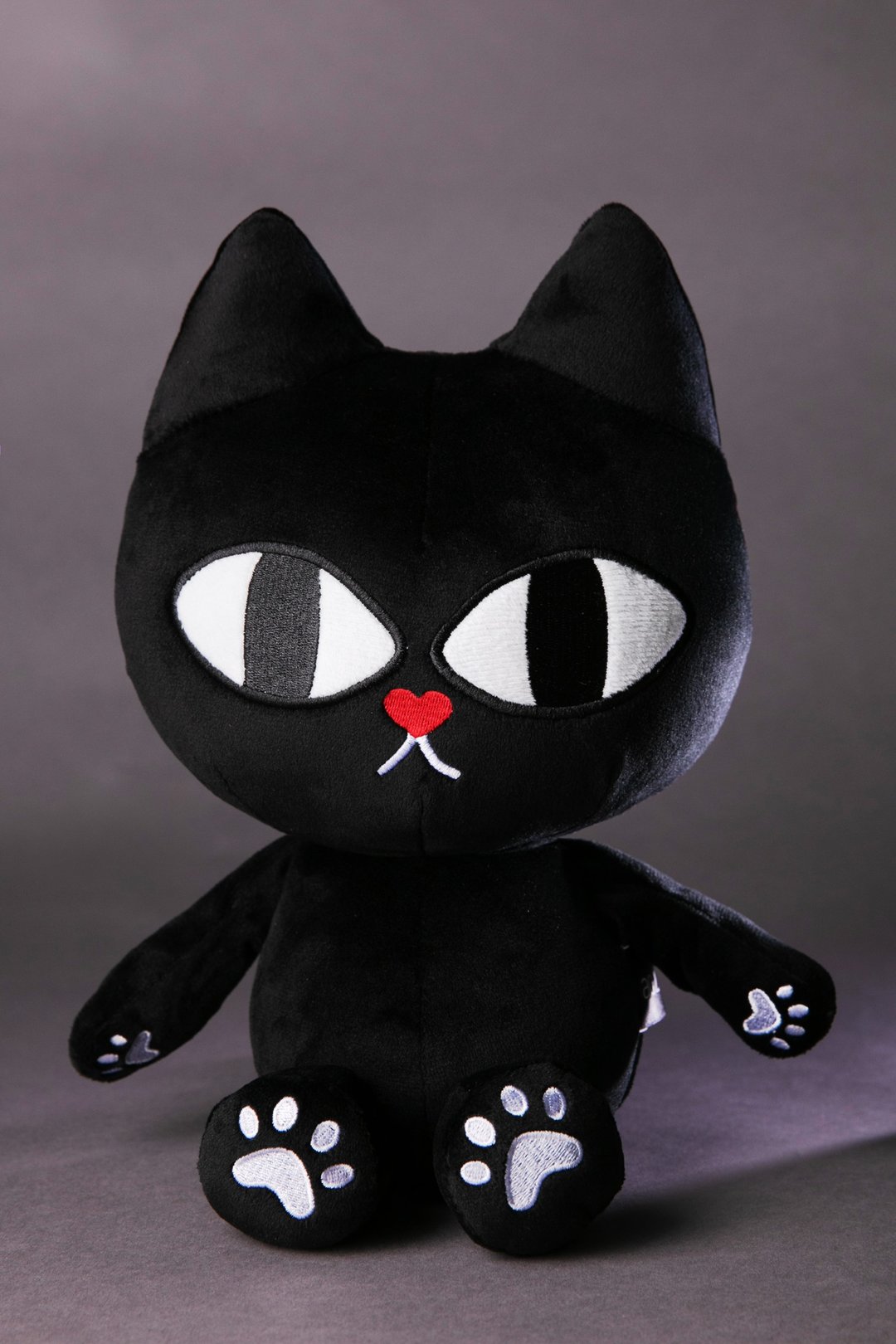 Toby Black 托比小黑 35cm 绒毛公仔 - 玩偶/公仔 - 聚酯纤维 黑色