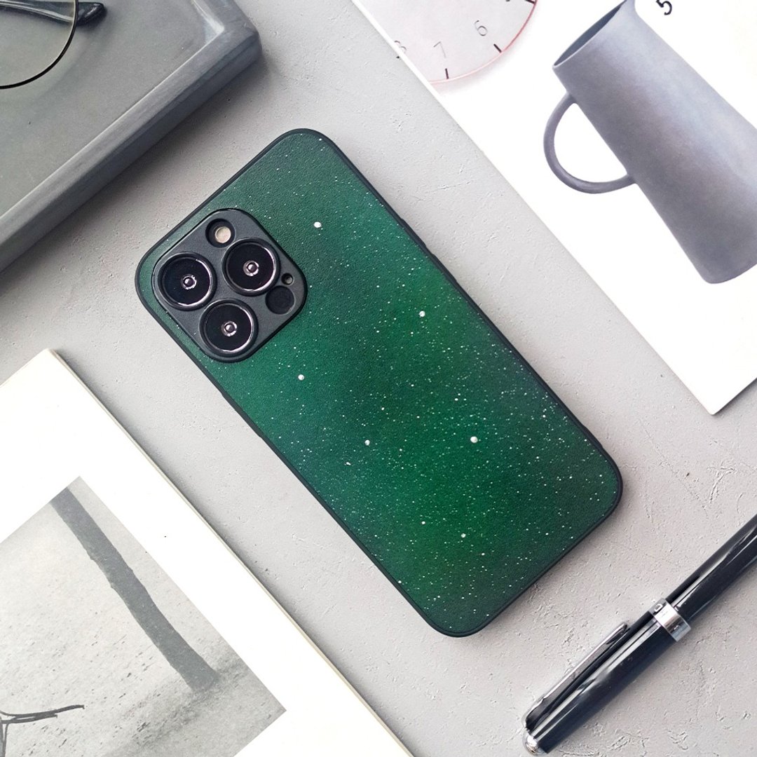 极光|苹果i15promax保护壳iPhone14plus真皮手机壳13皮套12防摔11 - 手机壳/手机套 - 真皮 多色