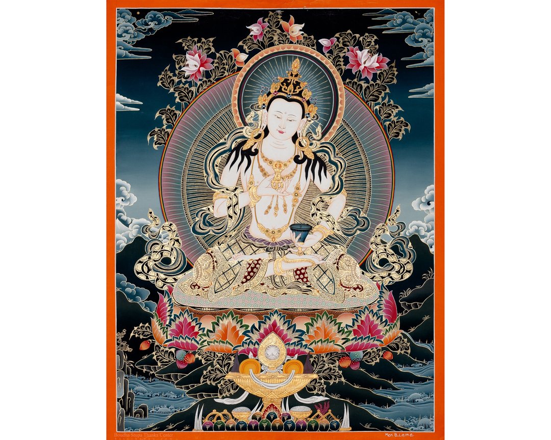 金刚萨埵唐卡画作 | 西藏金刚萨埵艺术 | 佛教艺术 - 墙贴/壁贴 - 其他材质 多色