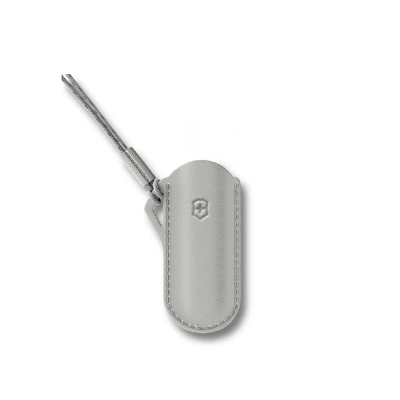 VICTORINOX 瑞士维氏 LeatherCases 质感时尚皮套 银灰 4.0670.31 - 露营用品 - 其他材质 灰色