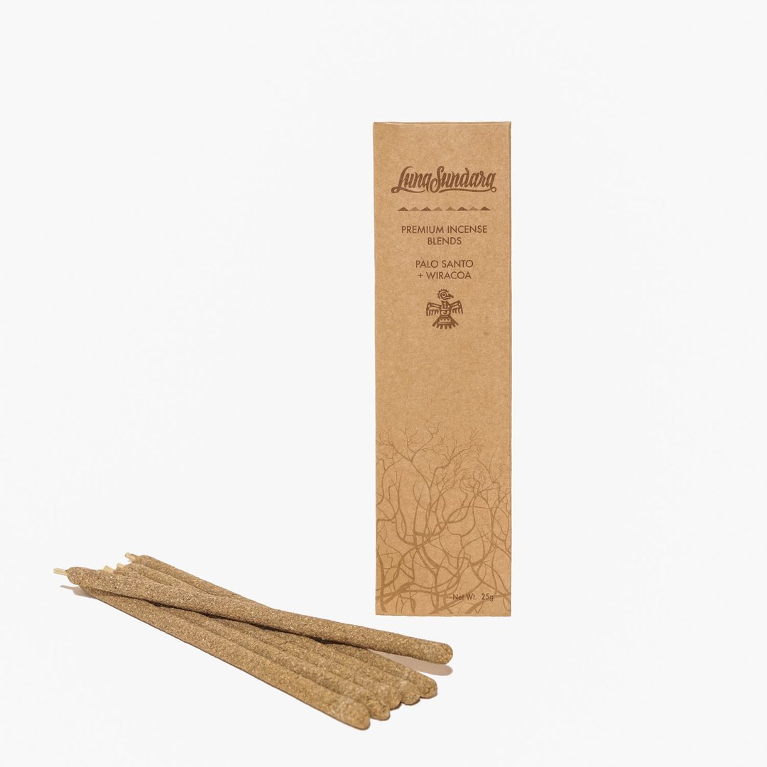 Palo Santo 优质秘鲁圣木 & Wiracoa 手工卷线香_6入 - 香薰/精油/线香 - 木头 咖啡色