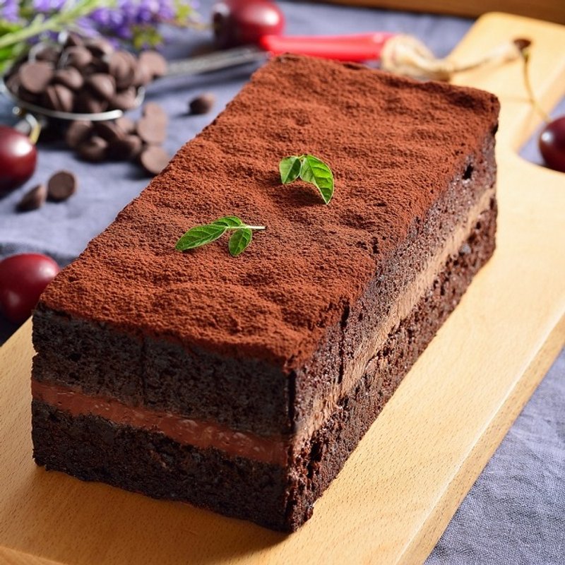 比利时浓情巧克力蛋糕 - 咸派/甜派 - 新鲜食材 黑色