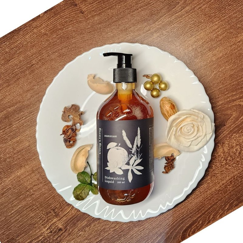 【环保酵素】酵素洗碗精500ml-植萃成分不咬手-水垢去除样样行 - 其他 - 塑料 咖啡色