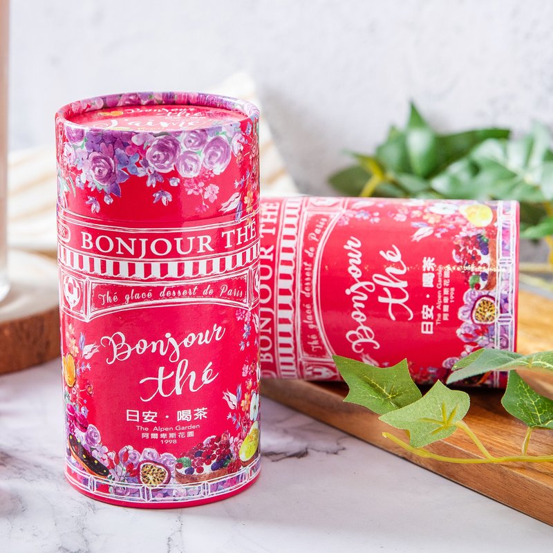法式甜点风味花果茶 粉红罐装12入 - 茶 - 植物．花 