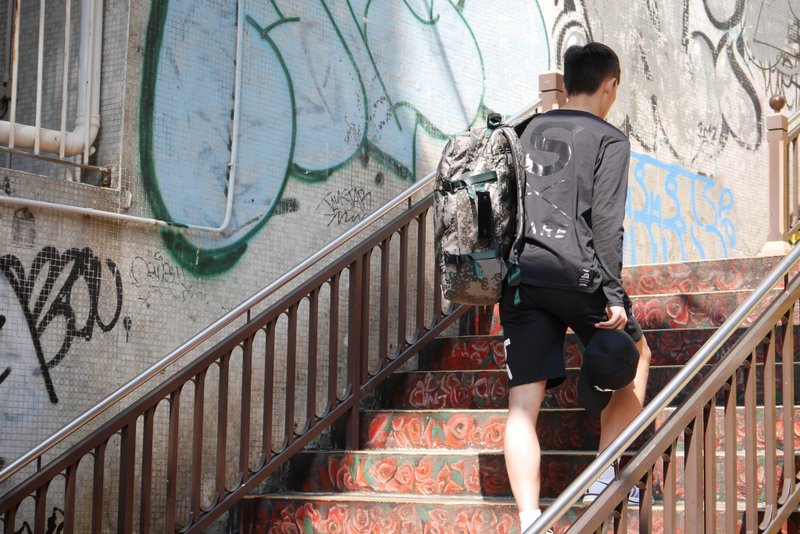 MASS 36L 旅行背包 迷彩 - 行李箱/行李箱保护套 - 尼龙 