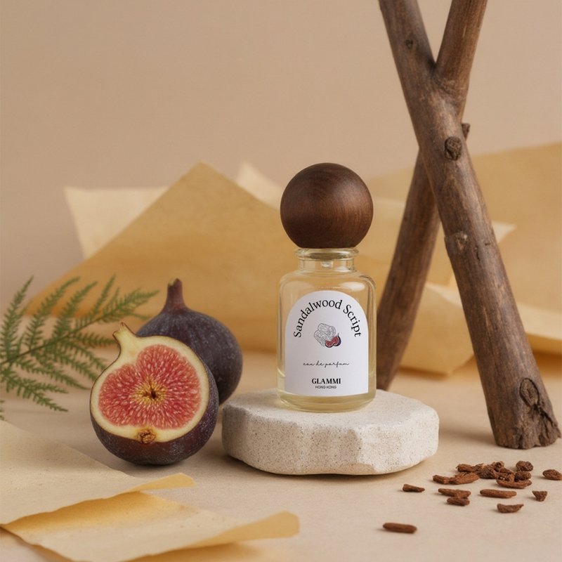 檀隐书阁 | 纸质木调香水 Sandalwood Script  EDP | 香港品牌 - 香水/香膏 - 琉璃 