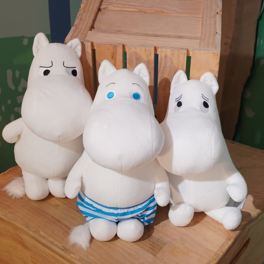 【MOOMIN 】授权-噜噜米 表情姆明玩偶(共3款) - 玩偶/公仔 - 棉 