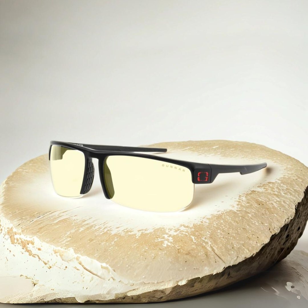 最佳礼物 GUNNAR TORPEDO 防蓝光游戏眼镜 金属销铰链 - 眼镜/眼镜框 - 尼龙 黑色